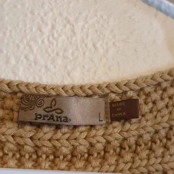 Prana Size Large chunky knit cardigan - Picture 3 of 4